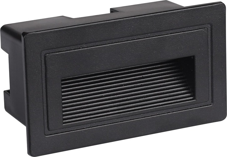 LED krokové svetlá - LED krokové světlo ČERNÁ 3W IP65 - foto 1