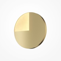 Dekorativní - M MOD320WL-L12BS3K Nástěnné svítidlo Jupiter 3000K 12W teplá bílá 1300lm mosaz hliník moderní design  - MAYTONI