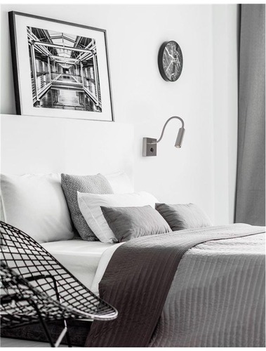 Bodová - NV 8128201 Bodové svítidlo MADISON bílý hliník LED 3W 3200K  vypínač na těle nastavitelné - NOVA LUCE - foto 1