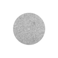 Stínidla, kryty, clony - LA 1010407 GRIP! FLAT plstěné stínidlo Ø50cm x 0, 6cm, šedá - BIG WHITE (SLV)