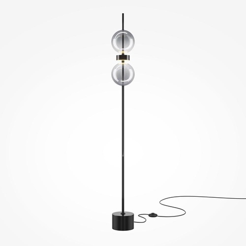 Stojací lampy - M MOD478FL-L15B3K Stojací lampa Double Moon 3000K 15W MOD478FL-L15B3K - MAYTONI - foto 1