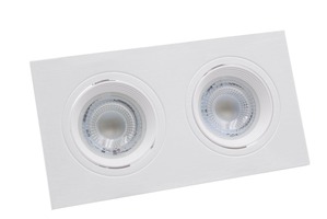 Hranatá - CEN KLISM2 SPOT KLIK obdélnikový dvojitý pro 2x MR16 nebo GU10 IP20 - CENTURY