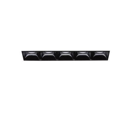 Hranatá - ILUX 206226 LED Zápustné bodové svítidlo Ideal Lux Lika FI5 Trimless 206226 10W 1100lm 3000K IP20 černé bez rámečku - IDEALLUX - foto 1