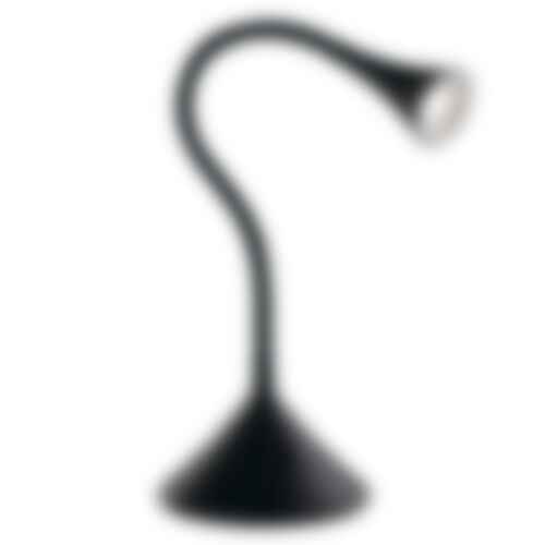 Stolní lampy dekorační - FAN LEDT-NEWTON-BLACK Stolní lampa LAMPADA DA LETTURA LED NEWTON černá 3,2 W 300 lm 4000 K 13x51 cm - FANEUROPE - foto 1