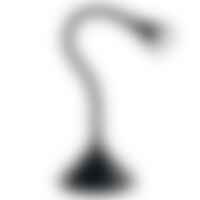 Stolní lampy dekorační - FAN LEDT-NEWTON-BLACK Stolní lampa LAMPADA DA LETTURA LED NEWTON černá 3,2 W 300 lm 4000 K 13x51 cm - FANEUROPE