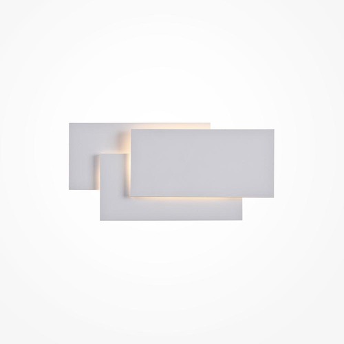 Nepřímé osvětlení - M C804WL-L12W Nástěnné svítidlo Trame 3000K 12W teplá bílá 400lm bílý kov/sklo designové - MAYTONI - foto 1