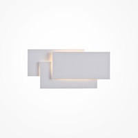 Nepřímé osvětlení - M C804WL-L12W Nástěnné svítidlo Trame 3000K 12W teplá bílá 400lm bílý kov/sklo designové - MAYTONI