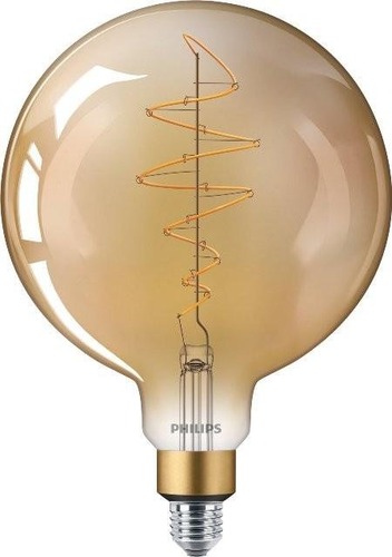 E27 - PH 8719514313781 Vintage LED žárovka E27 G200 7W 470lm GOLD stmívatelné - PHILIPS (0) - foto 1