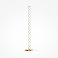 Stojací lampy - M MOD555FL-L23G3K Stojací lampa Amulet 3000K 33W teplá bílá 1550lm zlatá kov - MAYTONI