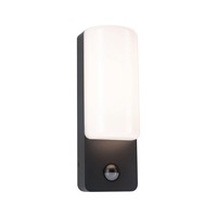 Nástěnná - P 94851 LED venkovní nástěnné svítidlo Bonnie pohybové čidlo IP44 93x77mm 3000K 8,5W 230V antracit hliník - PAULMANN