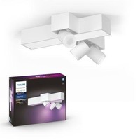 Bodová - PH 8720169318731 Hue 50608/31/P7 Hue WACA Centris stropní LED svítidlo 1x25W+GU10 3x5,7W 2810lm 2000-6500K RGB IP20 bílá - PHILIPS