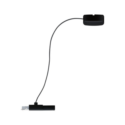 Lišty a příslušenství - P 95418 URail napájecí kabel 2m max. 1.000W černá mat - PAULMANN - foto 1