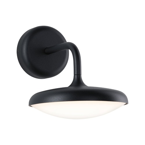 Nástěnná - P 94758 LED venkovní nástěnné svítidlo Nostro IP44 kruhové 180x250mm 3000K 10W 230V antracit hliník - PAULMANN - foto 1