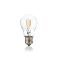 E27 - ILUX 271613 LED Filamentová žárovka Ideal Lux Goccia Trasparente 271613 E27 8W 860lm 3000K CRI90 čirá nestmívatelná - IDEALLUX