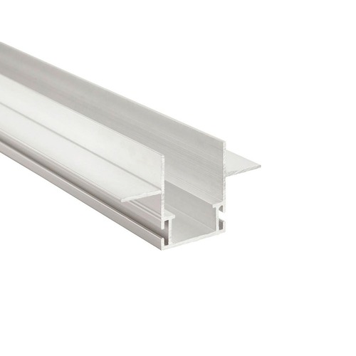 Al profily k zapuštění - IMPR 970820 Deko-Light Combo vestavný montážní profil s křídly, 13mm, 1m bez eloxu - foto 1