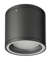 Přisazená - IMPR 730408 Stropní přisazené svítidlo Mob Round I antracit 9W GX53,IP54 pr. 100mm - LIGHT IMPRESSIONS