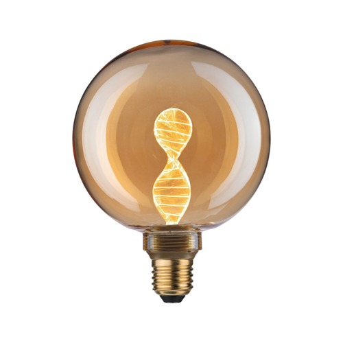 E27 - P 28881 Inner Glow Edition LED Globe Helix E27 230V 3,5W 1800K zlatá - PAULMANN - foto 1
