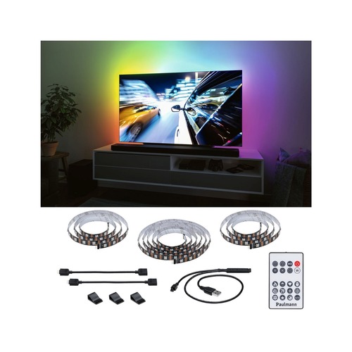 Dekorační - P 78882 EntertainLED USB LED Strip osvětlení TV 75 palců 3,1m 5W 60LEDs/m RGB+ - PAULMANN - foto 1