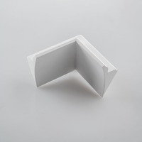Spojky pro Al profily - FAN I-PROFY-VELA-L Úhlová spojka Vela - bílý hliníkový profil s opálovým difuzorem, 10,2 x 8 cm - FANEUROPE
