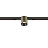 Lištové Magnetic SLV - LA 1008948 FIX-IT! 48V, DALI, kulatý, standardní stopa, spot, 2700 K, 6,6 W, 36°, bronzový / černý - BIG WHITE (SLV)