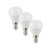 E14 - FAN KLASSIC-E14G-6F-KIT Sada 3 x žárovek LED GLOBO E14, 6 W, 520 lm, 6500 K, 160 °, 45 x 80 mm, 15 000 h, CRI 80 - FANEUROPE