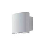 Nástěnná - FAN LED-W-BOXTER BCO Venkovní nástěnné svítidlo LED BOXTER bílá hliník 2x4W 960lm CCT IP44 10x12,9x8,5 cm - FANEUROPE