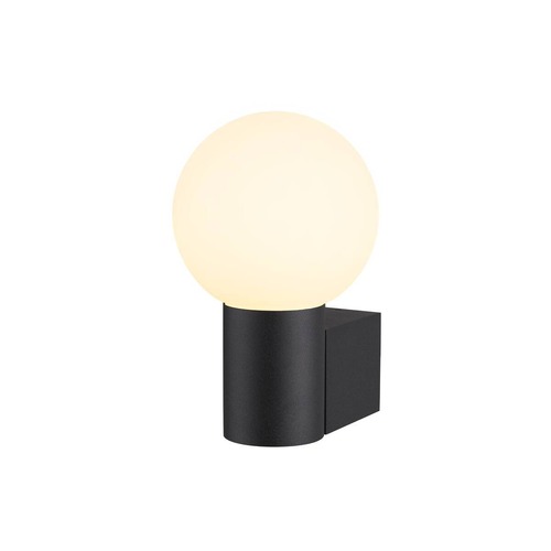 Dekorativní - LA 1007603 VARYT nástěnné přisazené svítidlo, kulaté, 1x max. 6 W E14, černá - BIG WHITE (SLV) - foto 1