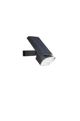 Nástěnná - FAN LED-IRIS-SOLAR Solární LED reflektor Iris (černý) 1,8 W, 200 lm, CCT 2700-6500 K, 17,9 x 10 x 15 cm - FANEUROPE - foto 1