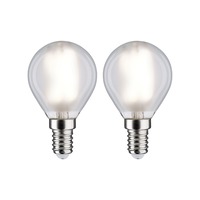 E14 - P 28919 LED kapka Filament E14 230V 2x4,8W 4000K mat - PAULMANN