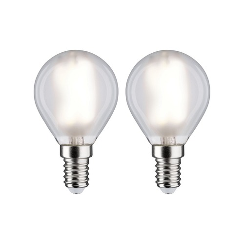 E14 - P 28919 LED kapka Filament E14 230V 2x4,8W 4000K mat - PAULMANN - foto 1
