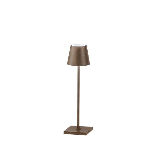Na stůl - FAN LED-DRINK-S-BRO Nabíjecí venkovní svítidlo DRINK‑S korten, LED 1,5 W, 165 lm, integrovaná baterie 1900 mAh - FANEUROPE - foto 1