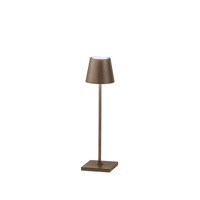 Na stůl - FAN LED-DRINK-S-BRO Nabíjecí venkovní svítidlo DRINK‑S korten, LED 1,5 W, 165 lm, integrovaná baterie 1900 mAh - FANEUROPE