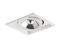 Hranatá - BPM 8005 AKCE - Vestavné svítidlo Aluminio Blanco, bílá, 1x100W, 12V - BPM