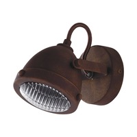 Bodová - FAN I-HABANA-AP1 Nástěnné svítidlo Habana, rezavé, 1 x GU10, 11,6 x 11,6 x 14 cm - FANEUROPE