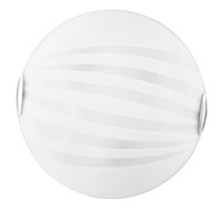 Dekorativní - FAN I-KUNA/PL40 Stropní svítidlo Kuna, bílé, 3 x E27, 40 x 11 cm - FANEUROPE