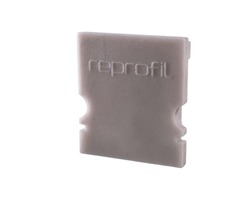 Krytky pro Al profily - IMPR 979031 Koncovka H-AU-02-12 šedá 18 mm 2 ks - LIGHT IMPRESSIONS