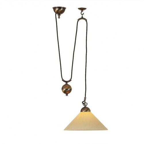 Kónická - ME AO1811-520.GFA35 Anno 1900 závěsné stahovací svítidlo 1 rameno se závažím - MENZEL - foto 1