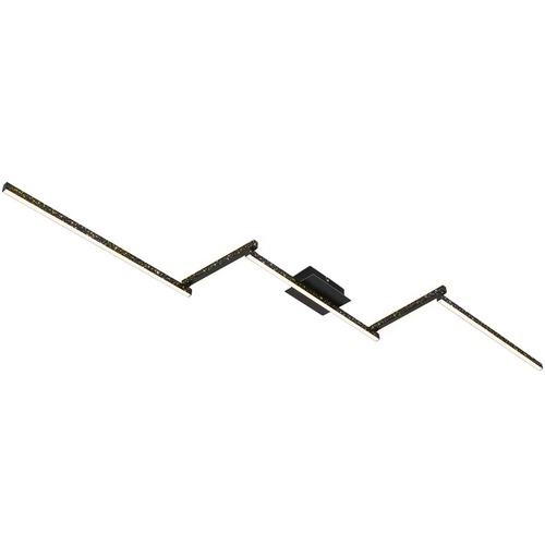 Dekorativní - BRILO 3719-055 LED nástěnné a stropní svítidlo, 227 cm, 24 W, 700 lm, černá - BRILO - foto 1