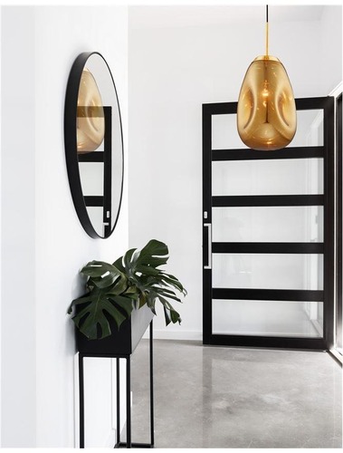 Koule - NV 9190393 Závěsné svítidlo LAVA zlatý kov ručně vyrobené zlaté sklo E27 1x12W 230V IP20 bez žárovky - NOVA LUCE - foto 1