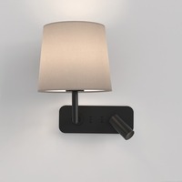 S ramenem - AST 1406002 Nástěnné svítidlo SIDE BY SIDE černá 12W LED E27 + 4,1W LED bez stínidla (starý kód: AST 8605) - ASTRO Lighting