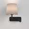 S ramenem - AST 1406002 Nástěnné svítidlo SIDE BY SIDE černá 12W LED E27 + 4,1W LED bez stínidla (starý kód: AST 8605) - ASTRO Lighting
