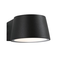 Nástěnná - P 94452 Venkovní nástěnné svítidlo Capea černá IP44 6W 230V teplá bílá - PAULMANN