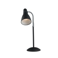 Stolní lampy dekorační - FAN I-LOGIKO-L NER Stolní lampa Lumetto Logiko, černé, 1 x E14, 13 x 8,5 x 42,5 cm - FANEUROPE
