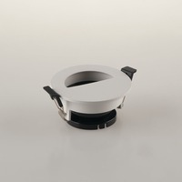 Kruhová - FAN INC-STENOS-R-ML Zápustné svítidlo STENOS, bílé, kulaté - polokruh, 8,5 x 4,2 cm - FANEUROPE