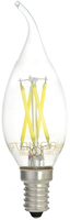 E14 - LED vlákno Tip Svíčka žárovka C35T E14 Čiré sklo Stmívatelné