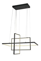 LED přívěšek - LED závěsná lampa 67W Sand Black