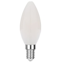 E14 - FAN LUXA-B-E14C-4C Žárovka LED LUXA, bílá E14 4W 400lm 2700K 300° 35x98 mm 15000 h CRI 80 - FANEUROPE