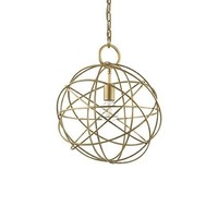 Koule - ILUX 155968 Závěsné svítidlo Ideal Lux Konse SP1 oro 155968 zlaté 40cm - IDEALLUX