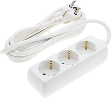 Zásuvky a adaptéry - Napájecí lišta 3 zásuvky