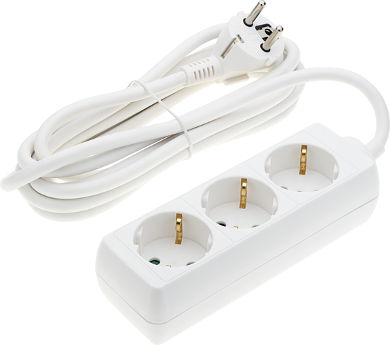 Zásuvky a adaptéry - Napájecí lišta 3 zásuvky - foto 1